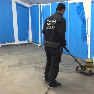 Flooring services Birmingham - preparation for safety floor. Www.profflooring.co.uk - YouTube